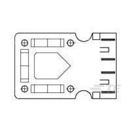 TE CONNECTIVITY MODIV STRAIN RELIEF 87710-1